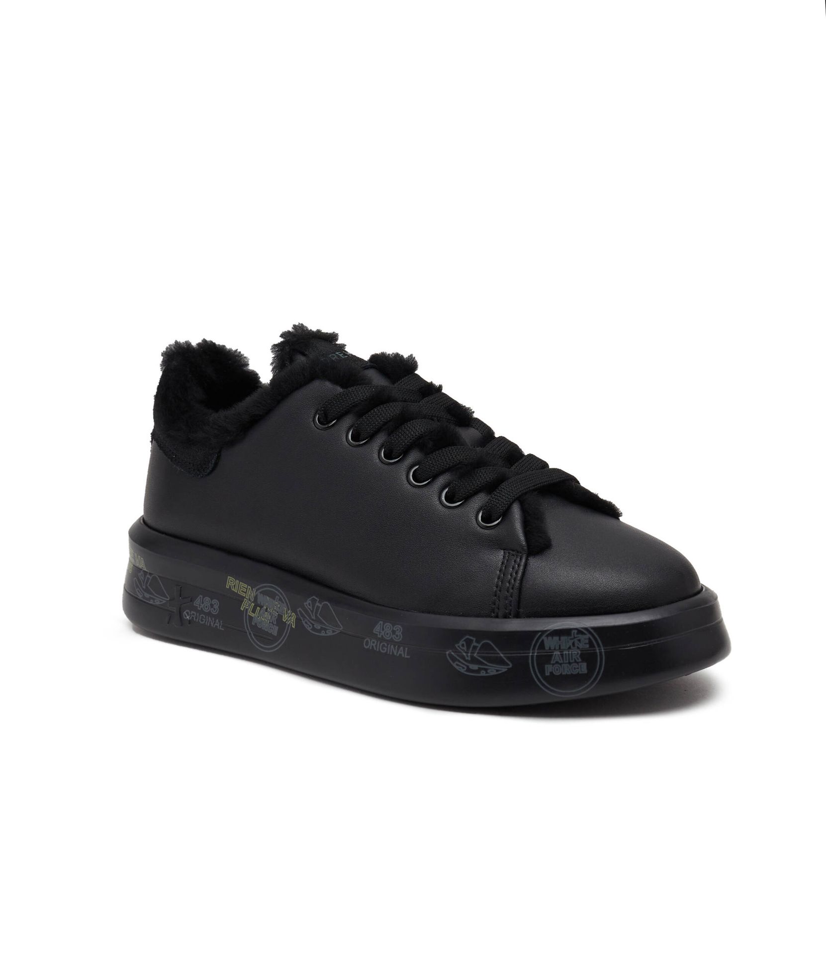 Premiata Skórzane trampki BELLE