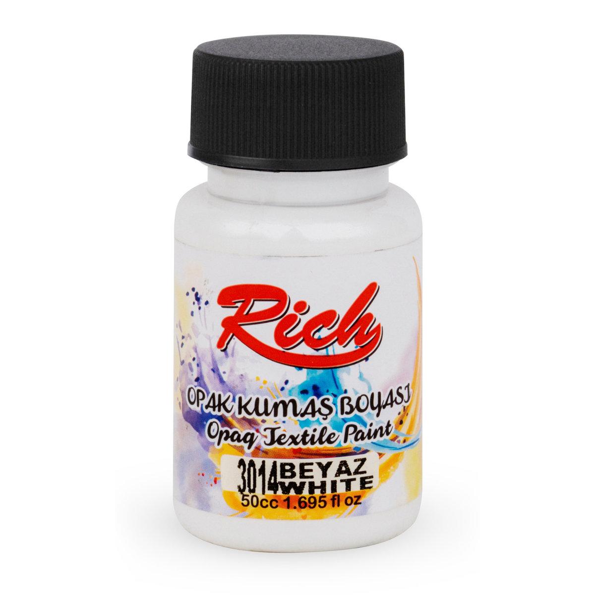 Farba Do Tkanin Rich Opaque 50ml WHITE 01991
