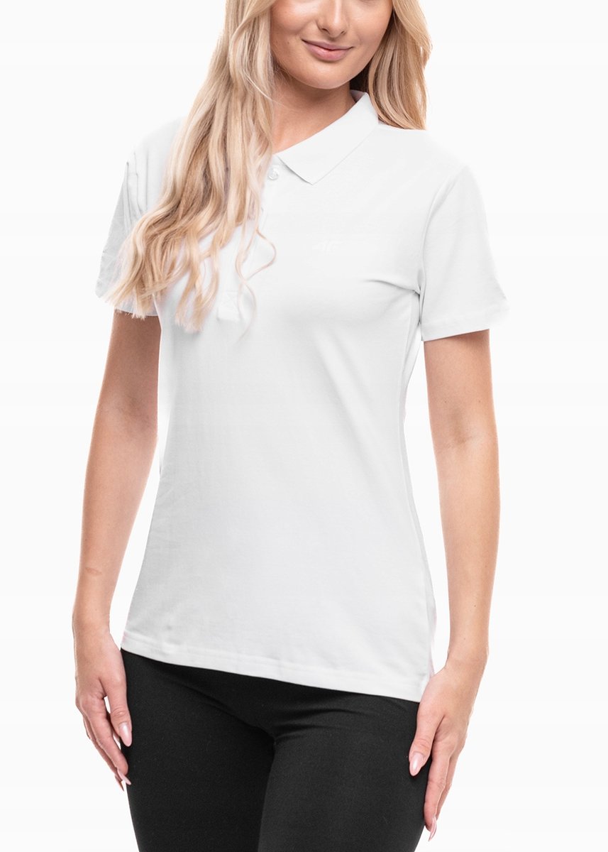 4F Koszulka damska t-shirt bluzka polo sportowa polówka bawełniana r. XL