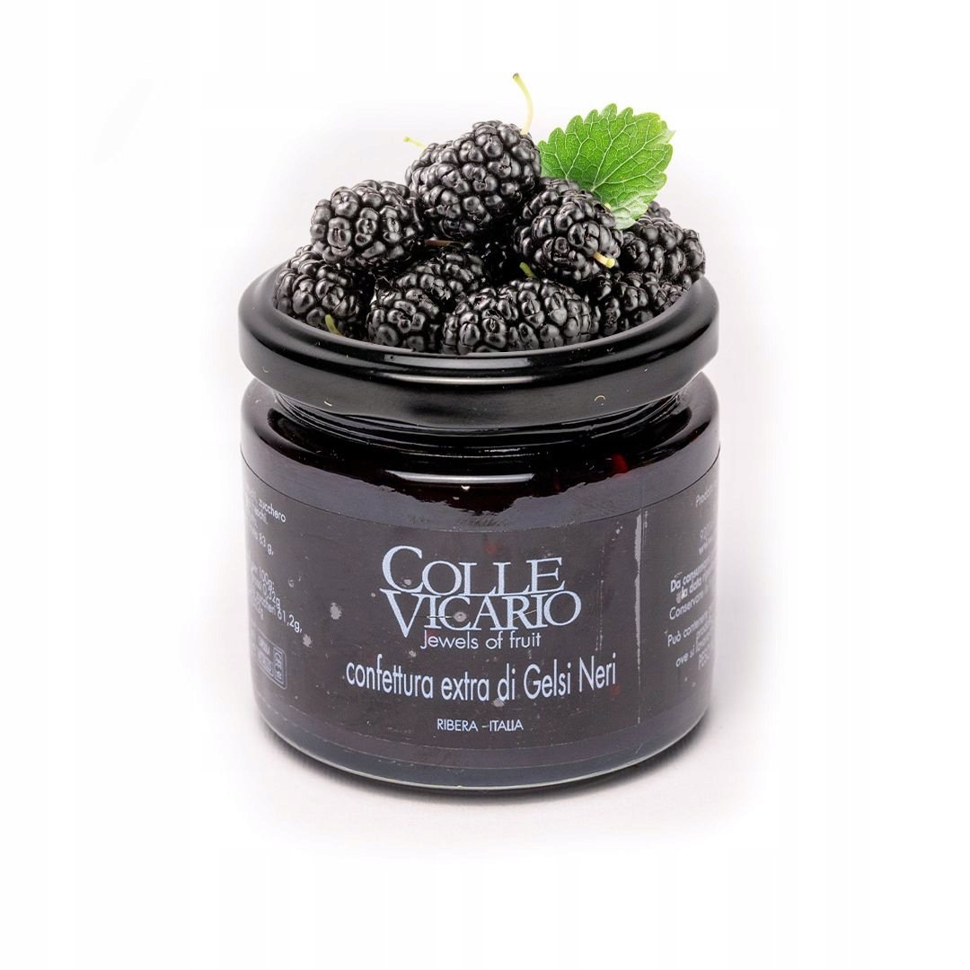 Konfitura z Czarnej Morwy z Sycylii 240g Naturalna / Colle Vicario