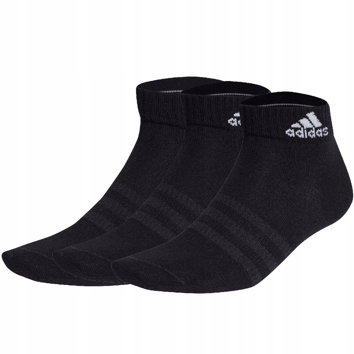 Skarpety adidas Thin and Light Ankle Socks 3P czarne IC1282 43-45