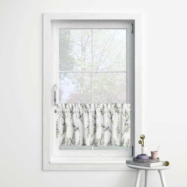 Zazdrostka WINTER wzór BN39 | gałązki jałowca 60 x 150 cm