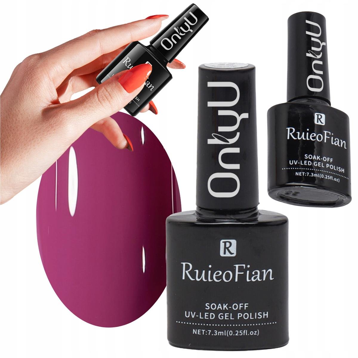 Intensywny Fiolet Hybrydowy Lakier Do Paznokci Lakier Uv Onlyu/L053