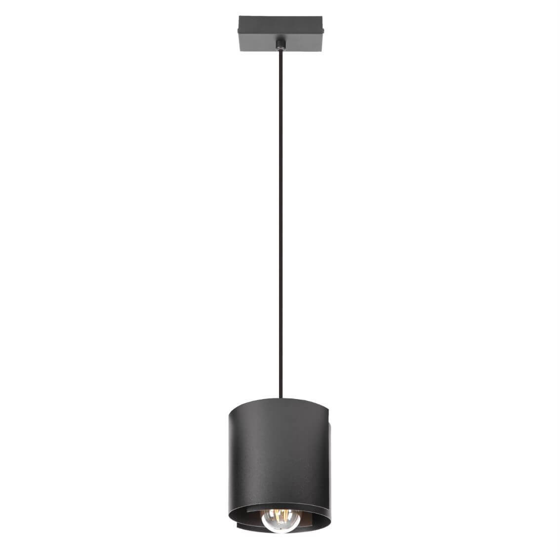 Nowoczesna Lampa Wisząca Industrialna Retro Berta L164-BE-1P-BL