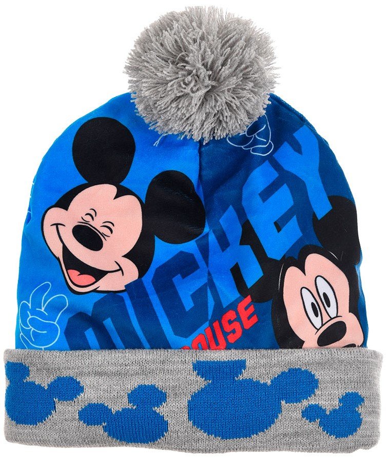 Ciepła czapka chłopięca Mickey Mouse rozmiar 54 cm