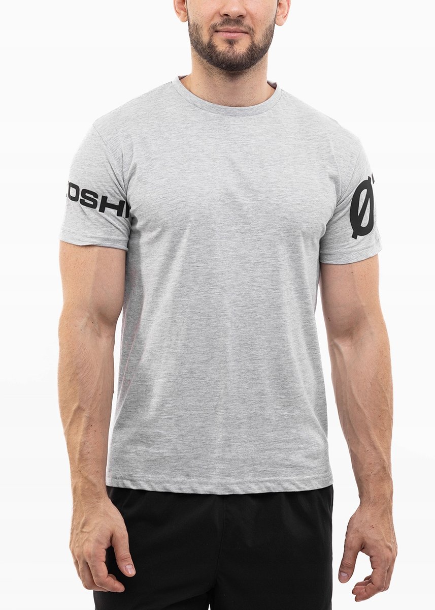 Ozoshi koszulka męska t-shirt bluzka sportowa wygodna bawełna roz. L