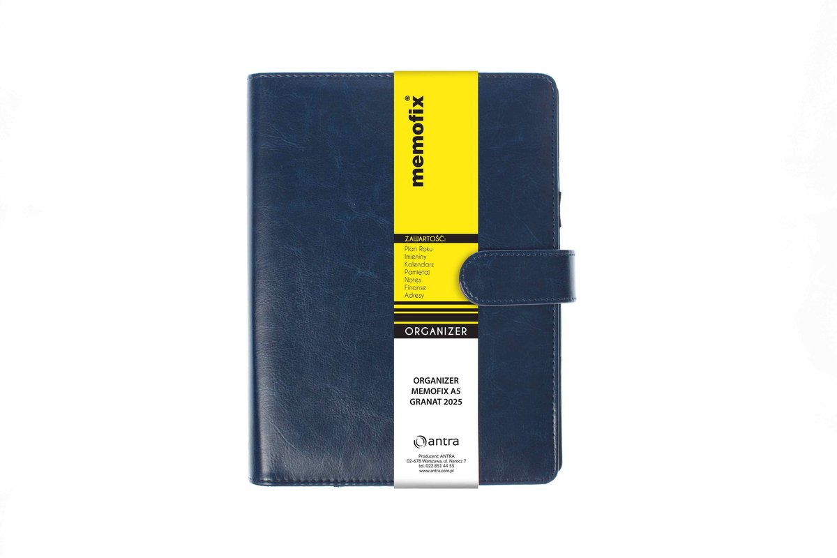 Organizer 2025, Memofix, A5, granat