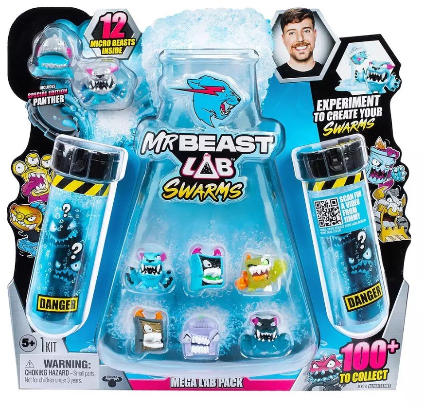 mr. beast mega lab swarms 12-pack 3 cm figurki figurka zestaw figurka