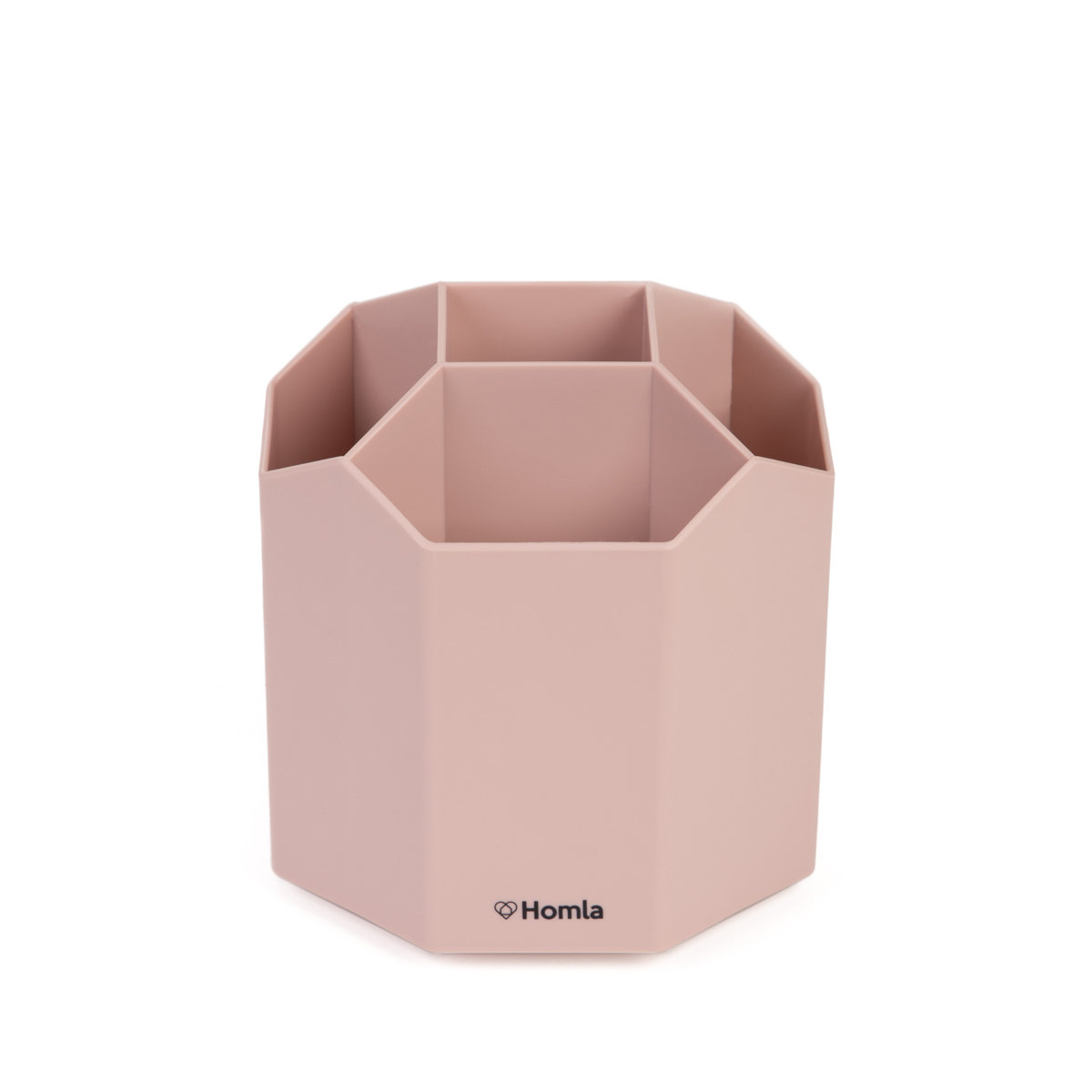 HOMLA ROLLY Organizer na biurko różowy 13x13 cm