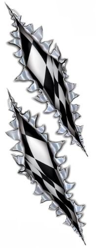 Naklejka Na Auto Rozdarta Karoseria 26x9 cm 1/06165