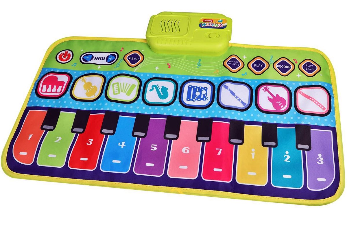 Interaktywna Mata Muzyczna Pianino dotykowa mata pianinko dla dzieci Elefun