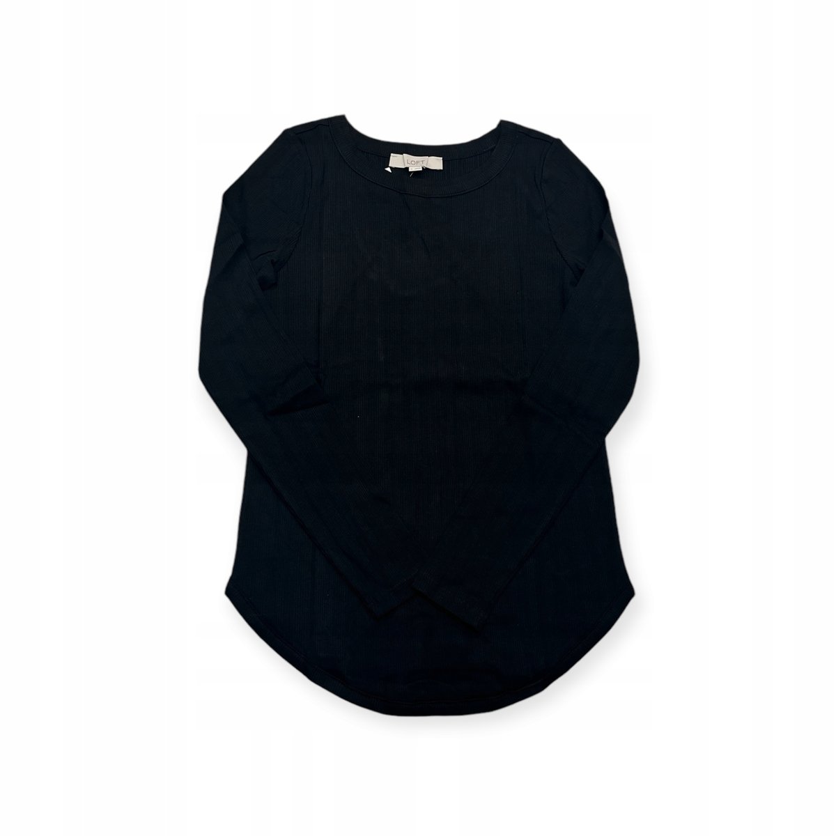 Czarna bluzka na długi rękaw LOFT M