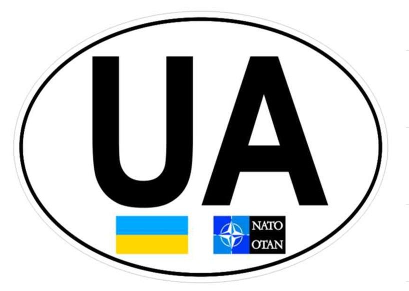 5x NAKLEJKA WLEP NA AUTO SAMOCHÓD SAMOPRZYLEPNA NAKLEJKI WLEPKA FLAGA NATO 12,5x8,5cm 1/02492