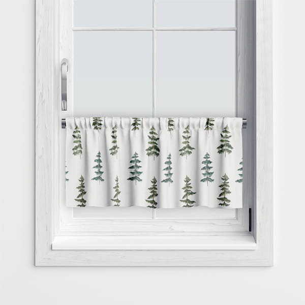 Zazdrostka WINTER wzór BN52 | Akwarelowe choinki 45 x 150 cm