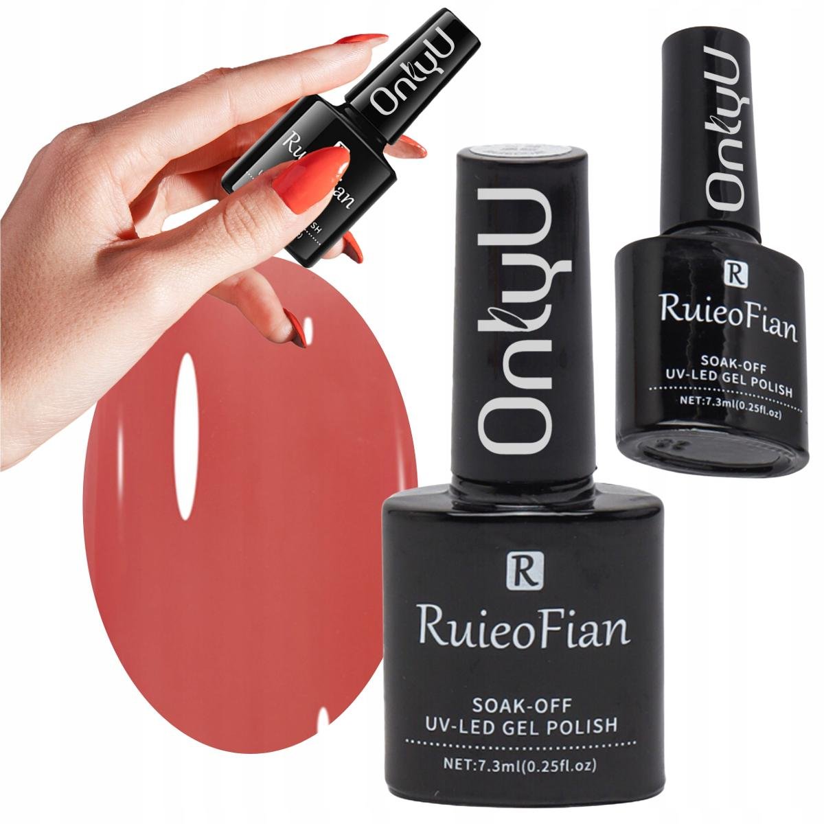 Jasny Rozowy Bez Hybrydowy Lakier Do Paznokci Z Brokatem Lakier Uv/L165