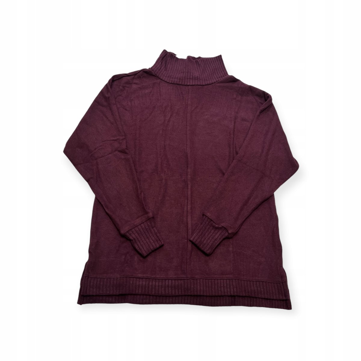 Fioletowy sweter golf damski LOFT S