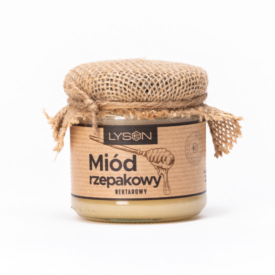 Miód rzepakowy 0,25 kg pasieka Łysoń