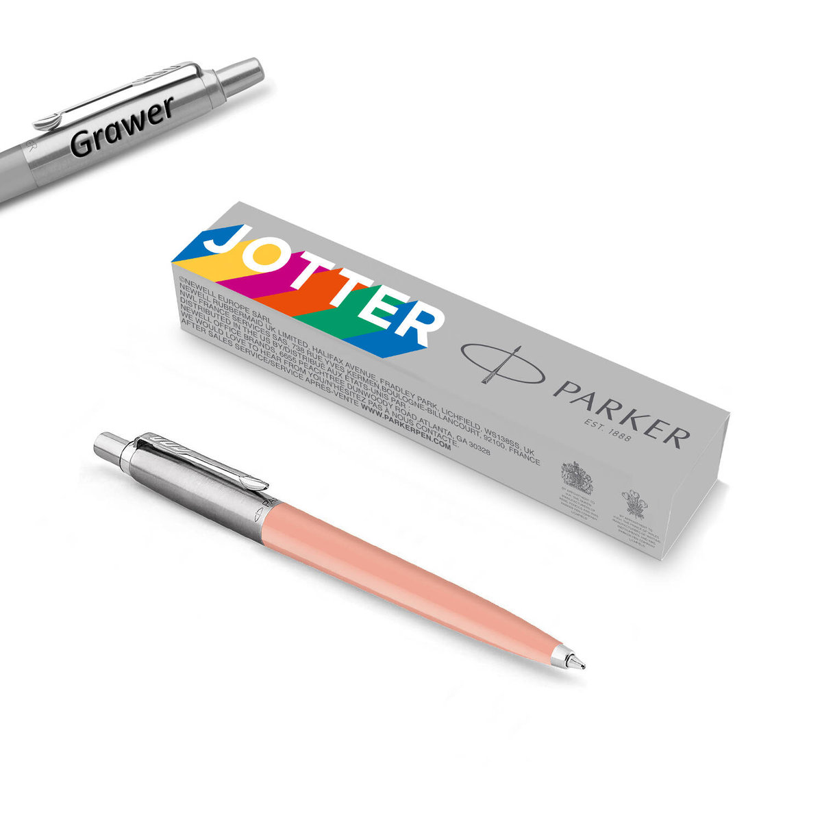 Długopis Parker Jotter Originals PINK BLUSH z grawerem