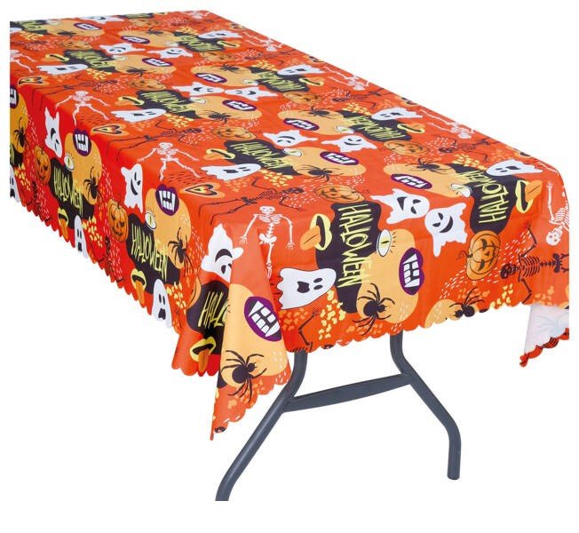 Obrus na stół pomarańczowy halloween