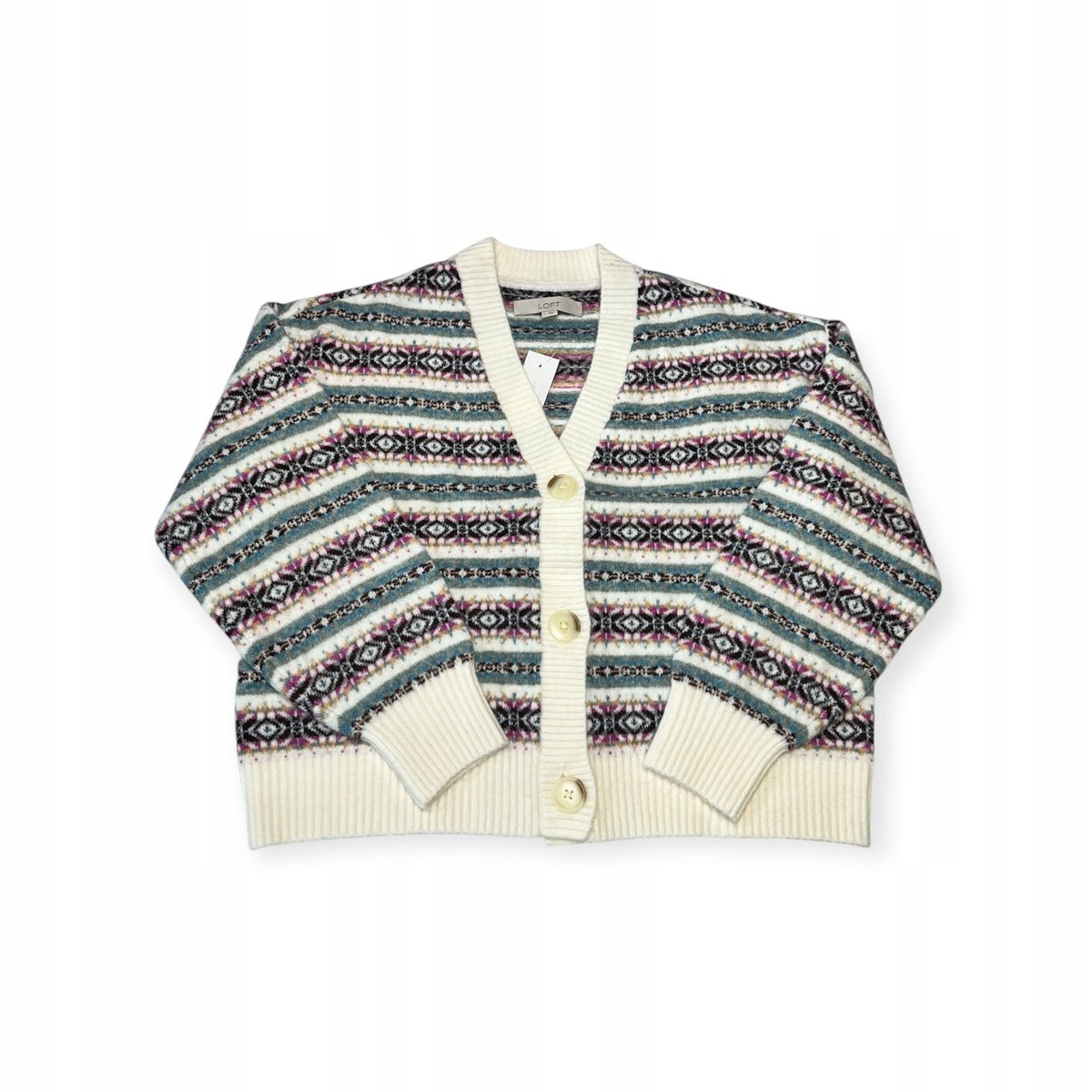 Rozpinany sweter damski LOFT M