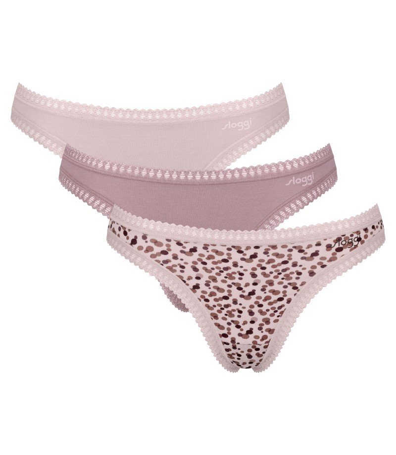Sloggi trójpak stringi damskie GO Crush String C3P-L