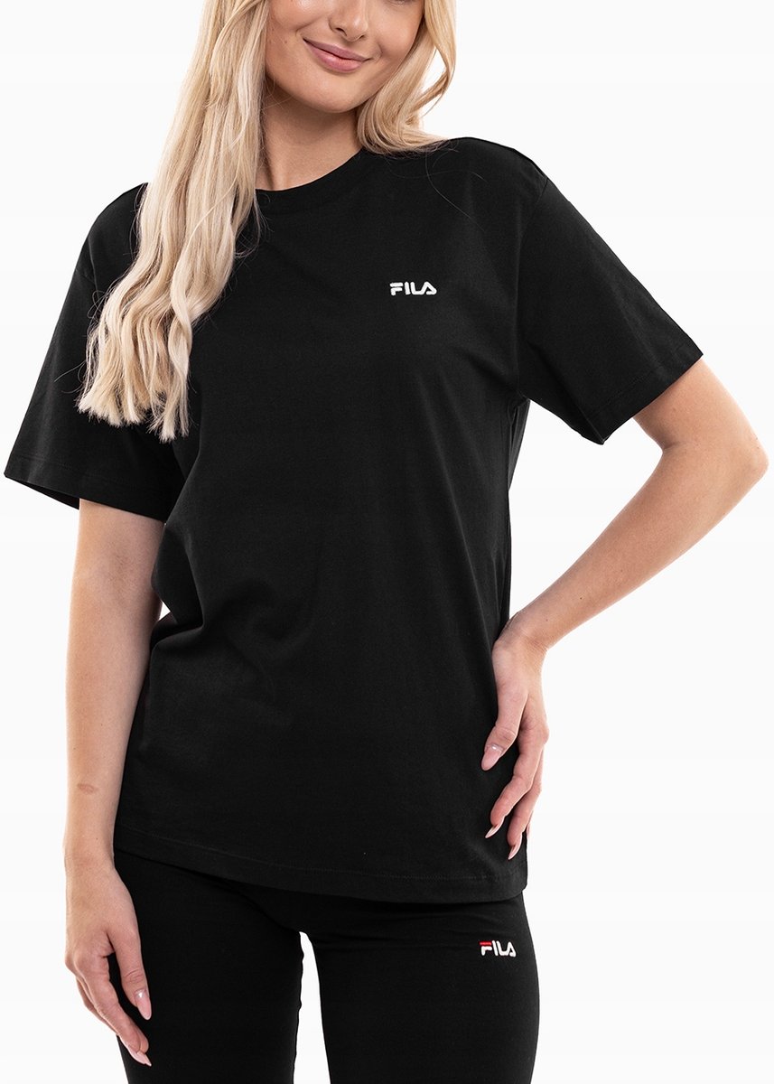 Fila koszulka damska t-shirt bluzka sportowa bawełniana logo roz. S