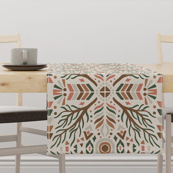 Bieżnik świąteczny WINTER wzór BN69 Zimowe boho 40 x 220 cm