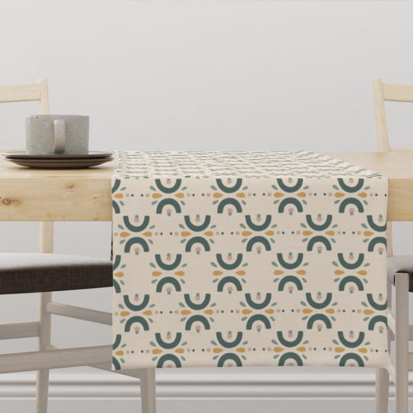 Bieżnik świąteczny WINTER wzór BN66 Retro święta 40 x 220 cm