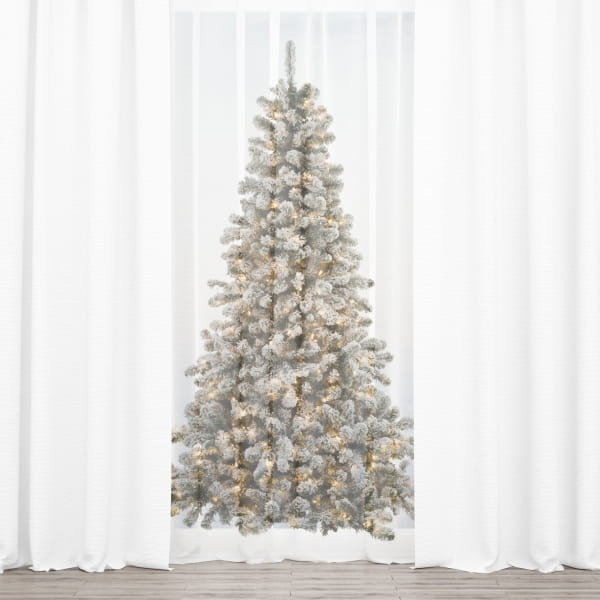 Firana świąteczna WINTER wzór BN16 | choinka bożonarodzeniowa 140 x 150 cm