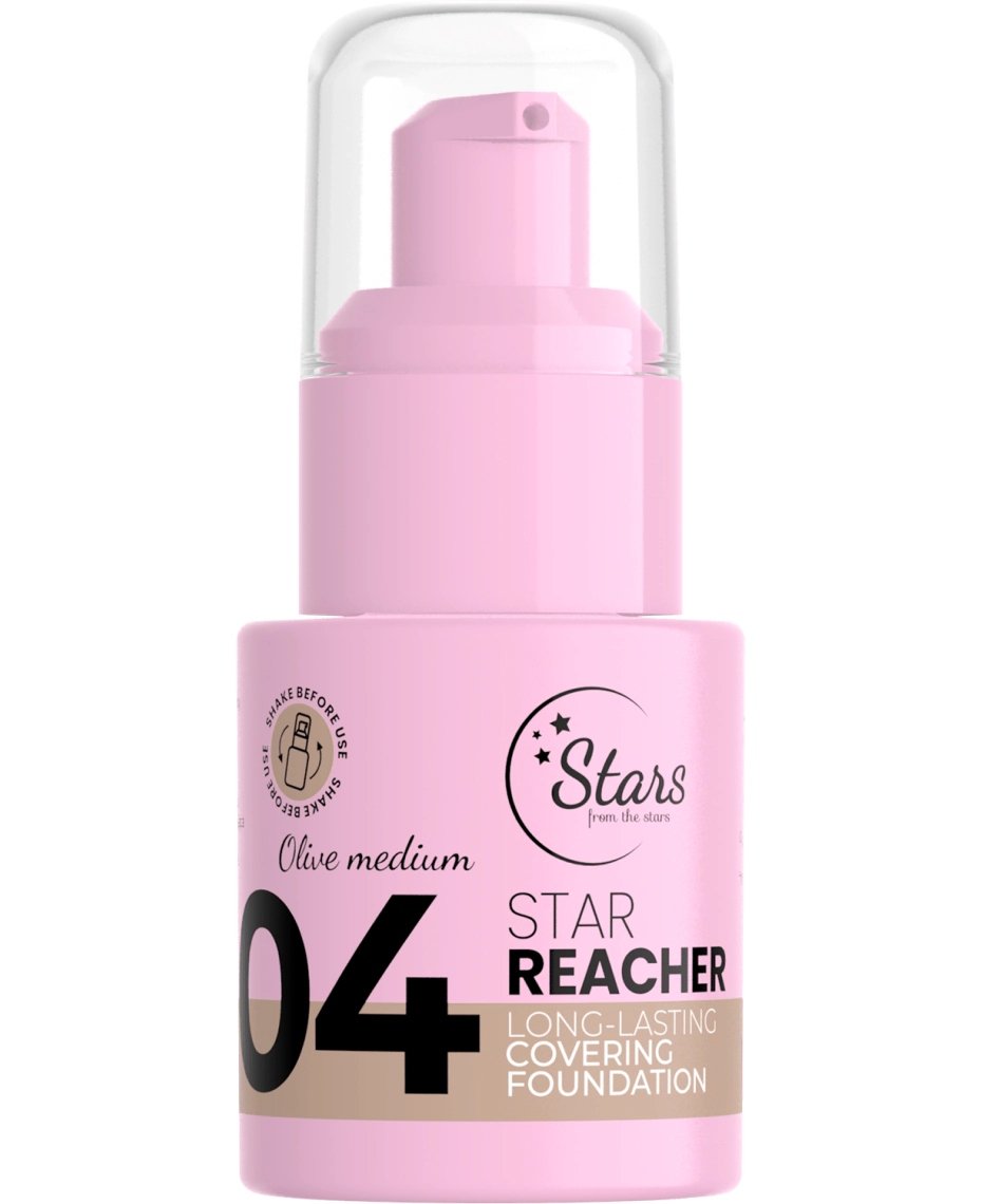 Stars From The Stars, Star Reacher, Podkład Fluid Kryjący, 04 Olive Medium
