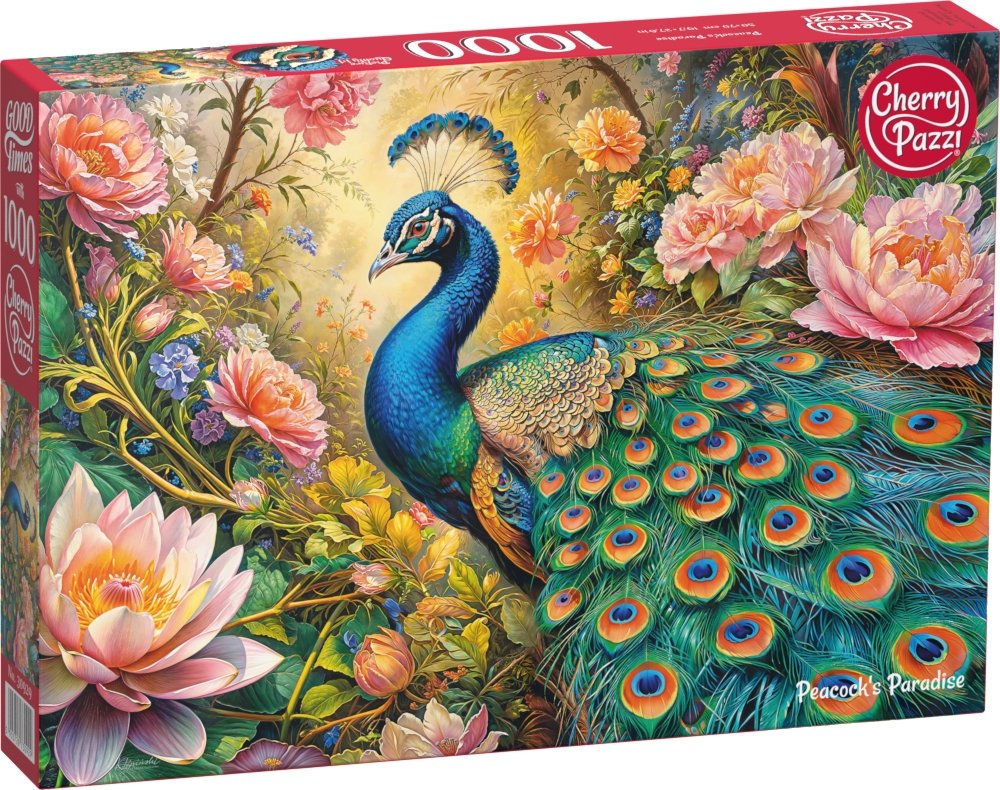 Puzzle 1000, Cherrypazzi, Peacock S Paradise