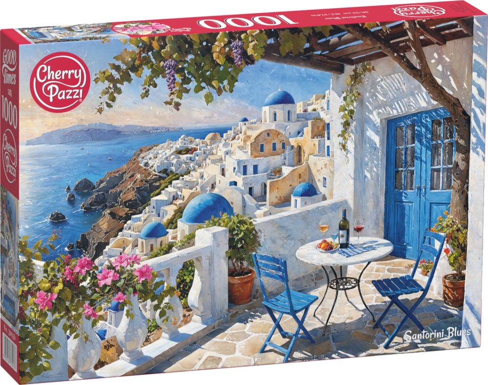 Puzzle 1000, Cherrypazzi, Santorini Blues