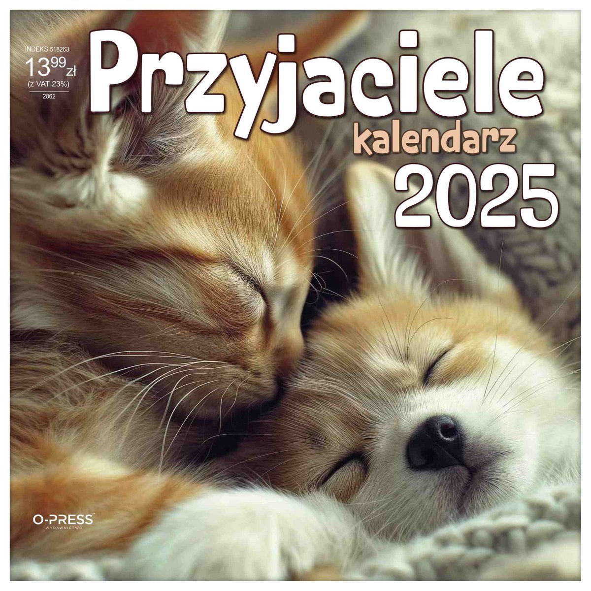 Kalendarz 2025, Przyjaciele, ścienny