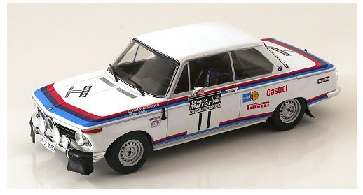 Ixo Models Bmw 2002 #4 7Th Rac Rallye 1973 Wald 1:18 18Rmc163