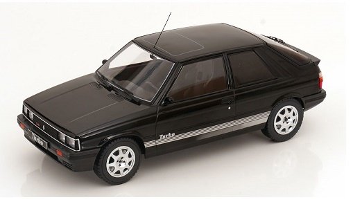 Ixo Models Renault 11 Turbo Custom 1987 Black 1:18 18Cmc179