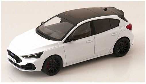 Mcg Ford Focus St 2022 White 1:18 18453