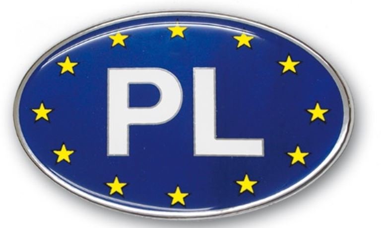 5x NAKLEJKA WLEP NA AUTO SAMOCHÓD SAMOPRZYLEPNA NAKLEJKI WLEPKA UE PL POLSKA UNIA EUROPEJSKA 3d 6,5 x4,5cm 1/04019