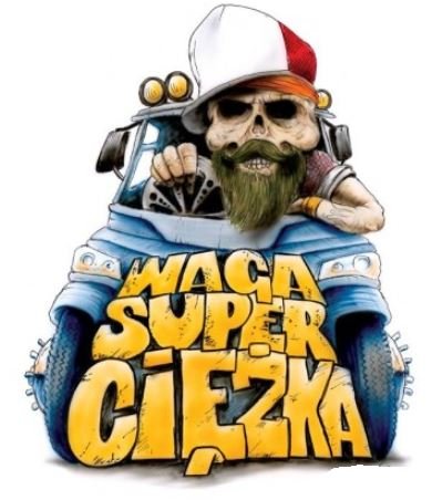 5x NAKLEJKA WLEP NA AUTO SAMOCHÓD SAMOPRZYLEPNA NAKLEJKI WLEPKA WAGA SUPER CIĘŻKA 26 x 20,5cm 1/06173