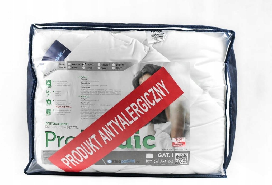 Kołdra 180x200 Antyalergiczna ProMedic Całoroczna Produkt Polski