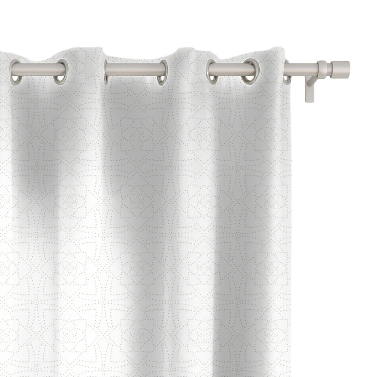 Zasłona WINTER wzór BN64 | Subtelny ornament 150 x 300 cm tkanina zaciemniająca