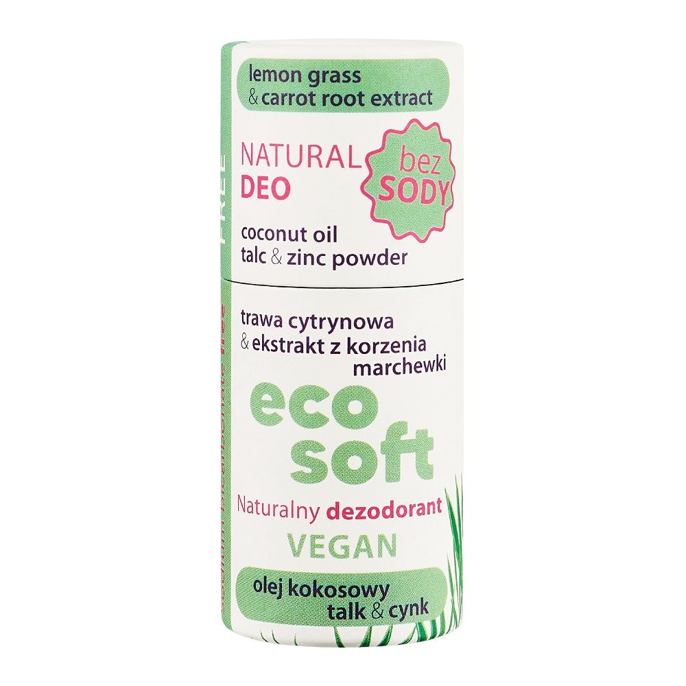 ECOSOFT Sensitive naturalny dezodorant w sztyfcie bez sody 40g