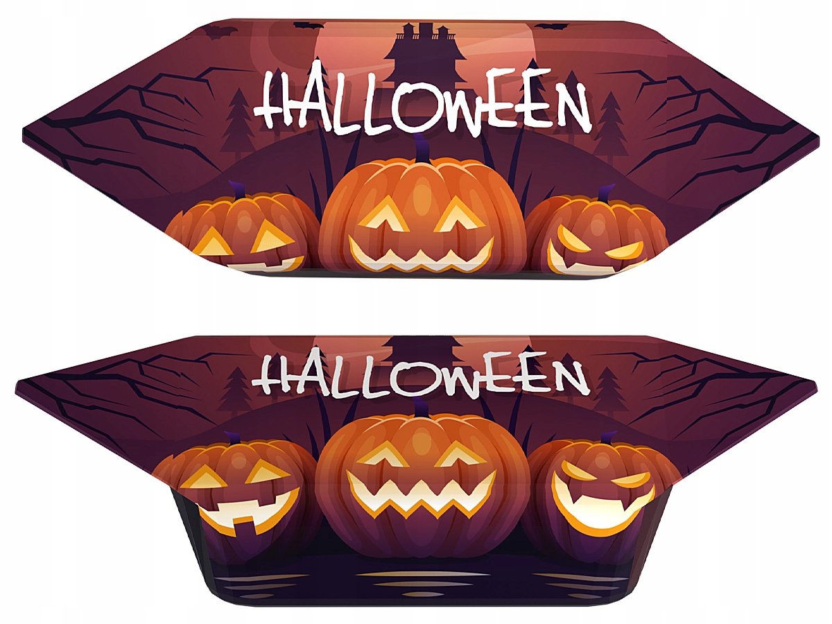 Krówki ciągutki mleczne Halloween wz3