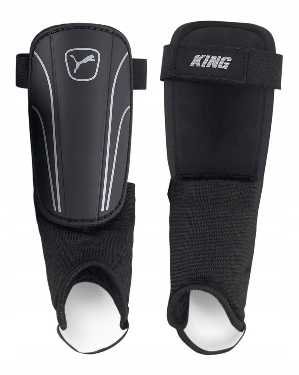 Ochraniacze na goleń i kostkę Puma KING r. S czarny