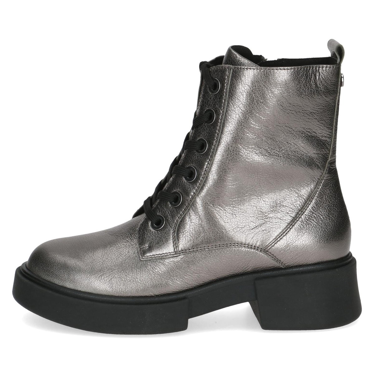 Botki szare metaliczne Nikita [25101-43-248] [Rozmiar: 36]
