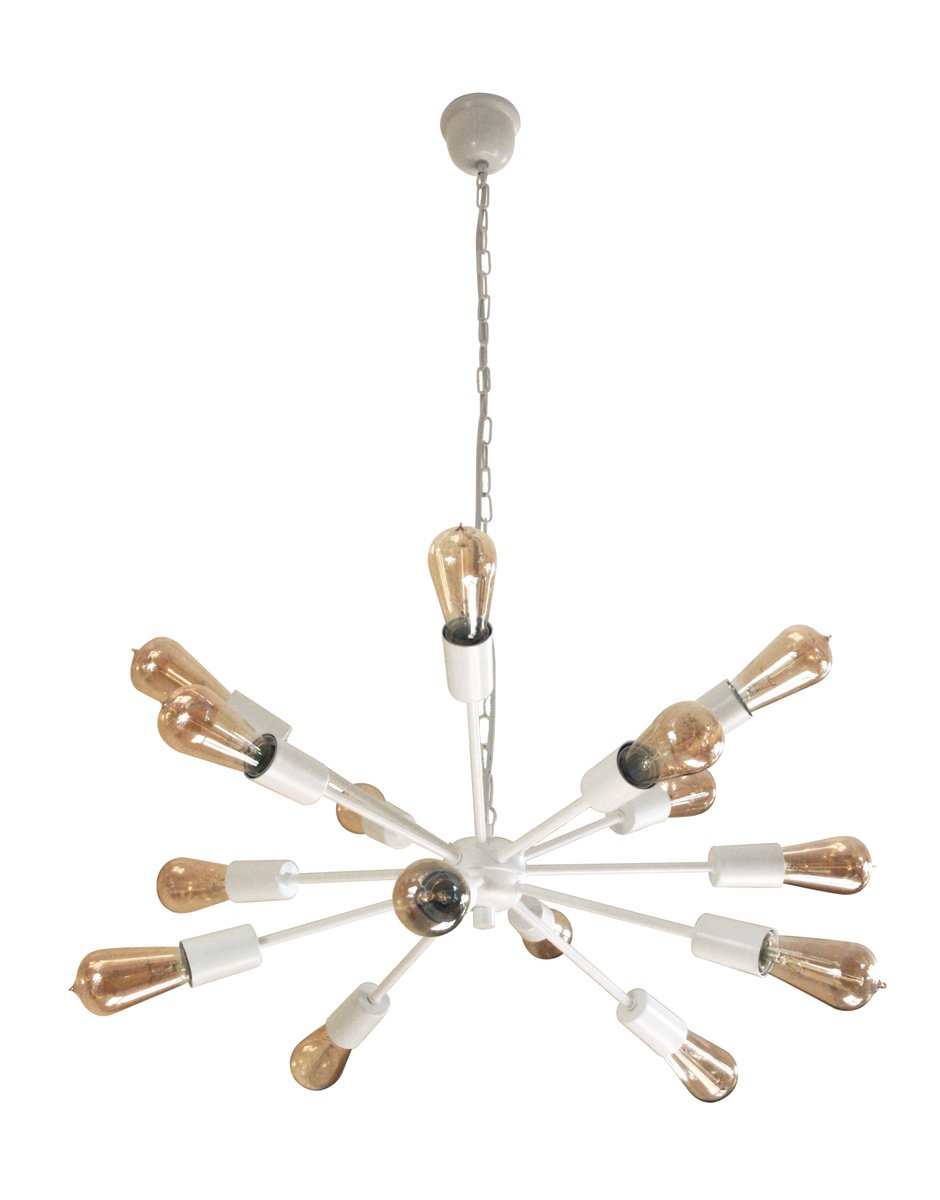 Nowoczesne Lampy Wiszące Loft Spider 2662/Z-B-15 BIAŁA