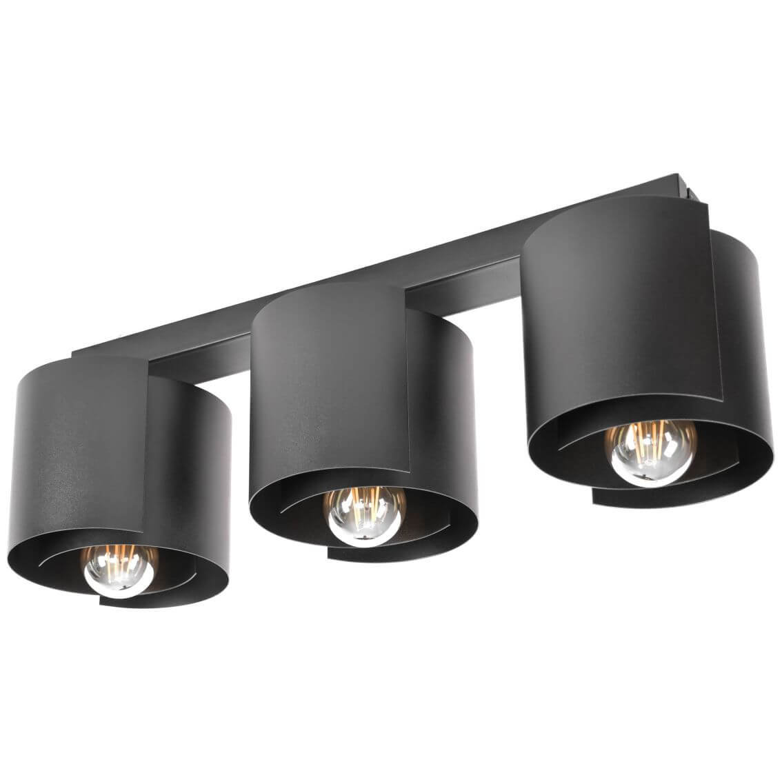 Nowoczesna Lampa Wisząca Industrialna Retro Berta  L162-BE-3C-BL