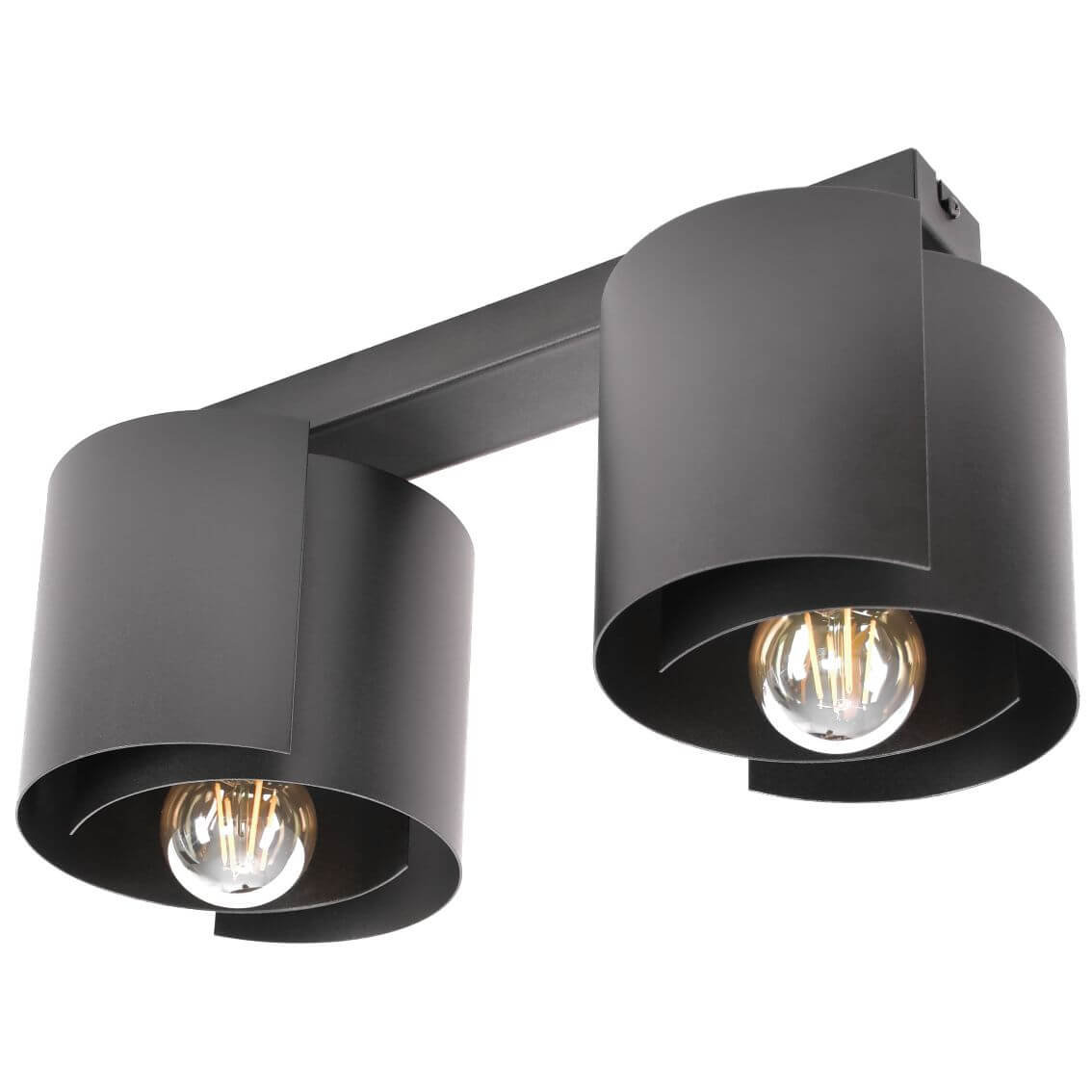 Nowoczesna Lampa Wisząca Industrialna Retro Berta L161-BE-2C-BL