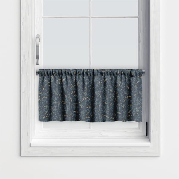 Zazdrostka WINTER wzór BN55 | Ciemnozielone gałązki 60 x 150 cm
