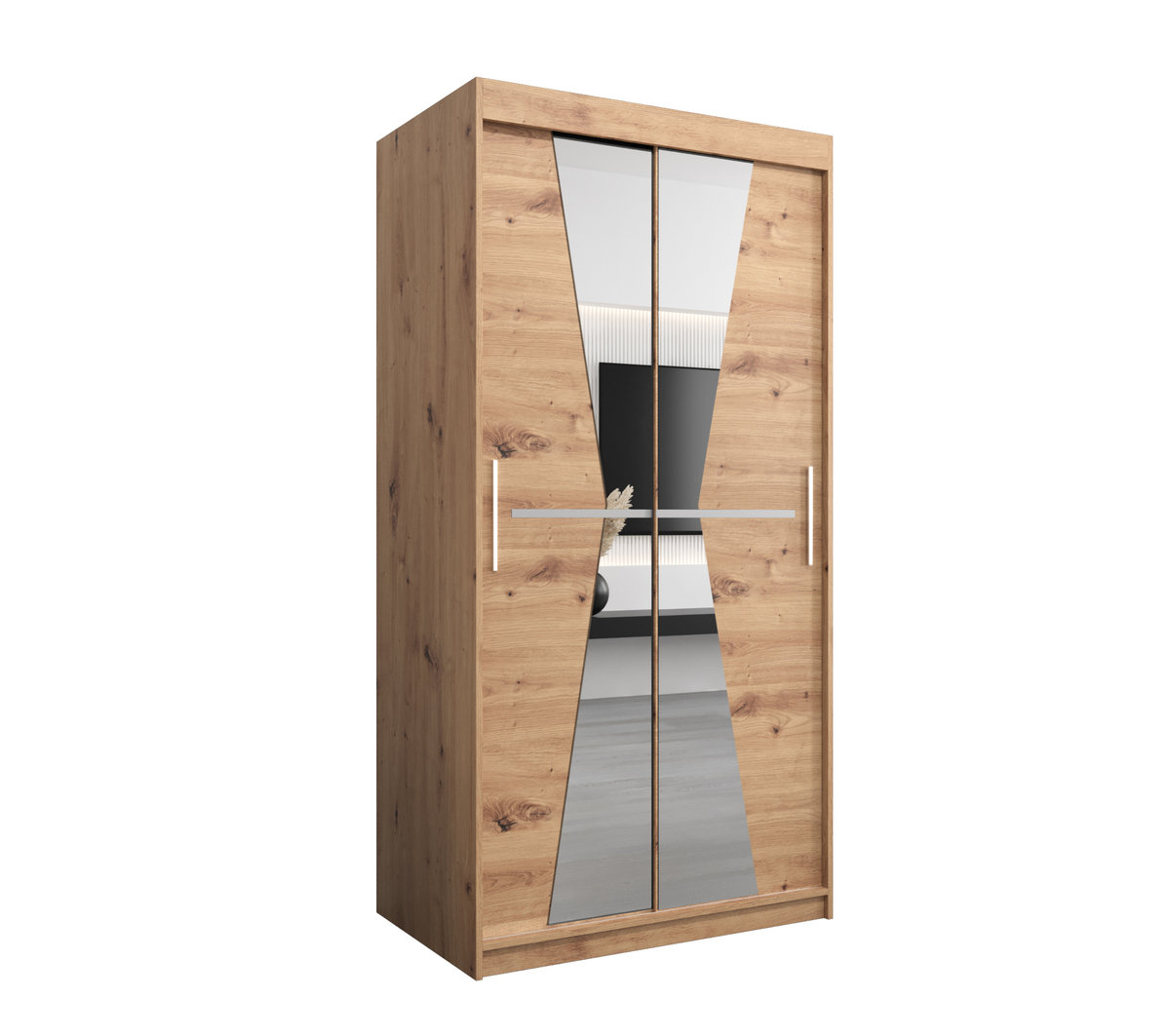 Szafa przesuwna Garderoba MAROKO 100 gł. 62 artisan/artisan