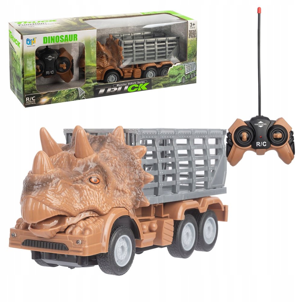 AUTO DUŻE NA RADIO ZDALENE - GŁOWA DINOZAURA